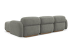 Fabric, Sectional Sofa, Gray