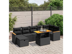 Woven Resin, Outdoor Furniture Set, Black