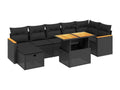 Woven Resin, Outdoor Furniture Set, Black