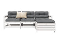 Pine Wood, Outdoor Furniture Set, White