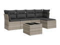 Woven Resin, Outdoor Furniture Set, Gray