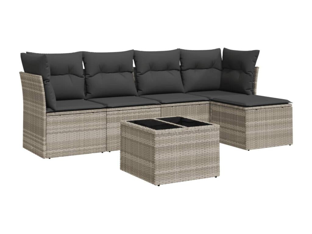 Woven Resin, Outdoor Furniture Set, Gray