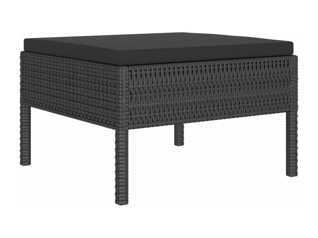 Woven Resin, Outdoor Furniture Set, Black