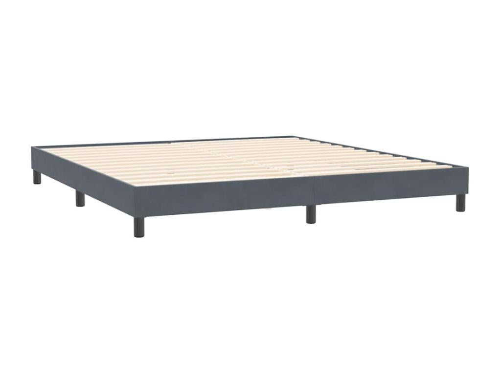 Velvet, Bed Frame, 200 X 210 cm, Gray