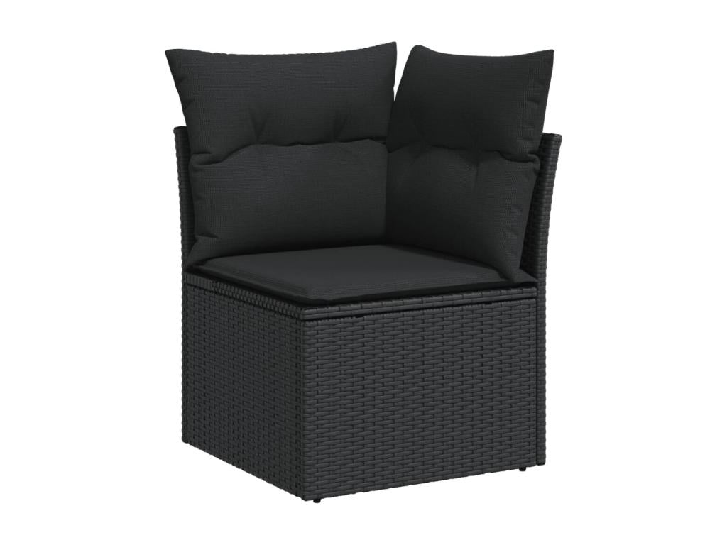 Woven Resin, Outdoor Furniture Set, Black