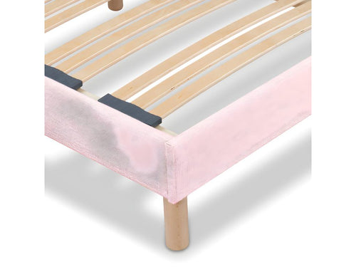 Bed Base, 140 X 190 cm, Pink