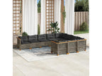 Woven Resin, Outdoor Furniture Set, Gray