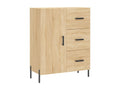 Oak Wood, Sideboard, 69.5 X 34 X 90 cm, Brown
