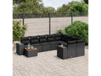 Woven Resin, Outdoor Furniture Set, Black