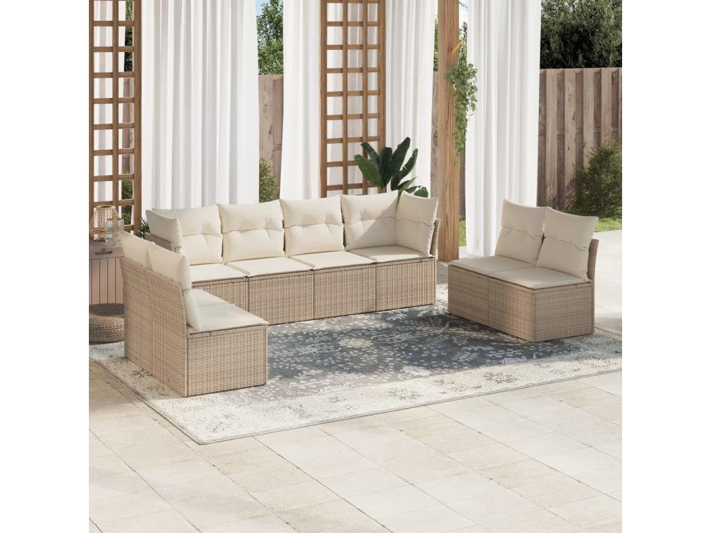 Woven Resin, Outdoor Furniture Set, Beige