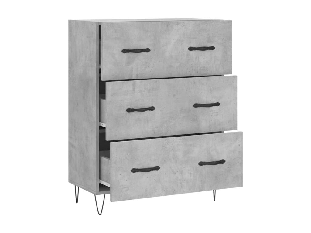 Sideboard, 69.5 X 34 X 90 cm, Gray