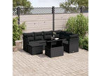 Woven Resin, Outdoor Furniture Set, Black