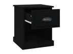 Nightstand, 39 X 39 X 47.5 cm, Black