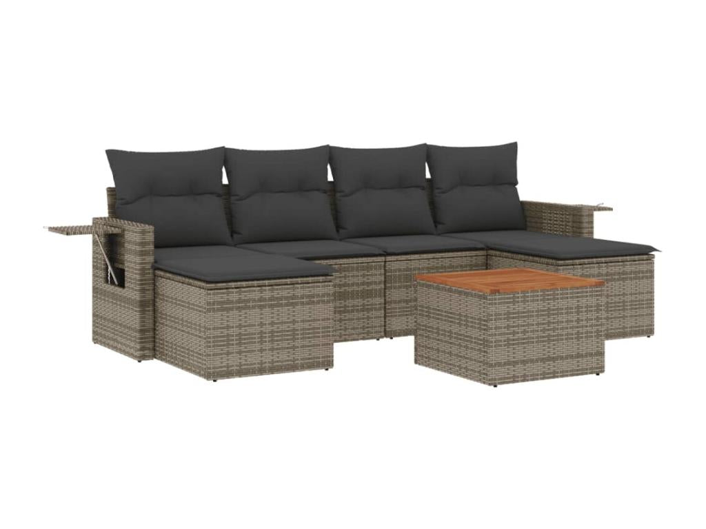 Woven Resin, Outdoor Furniture Set, Gray