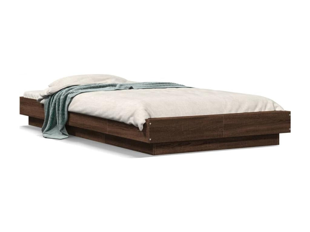 Bed Frame, 90 X 190 cm, Brown
