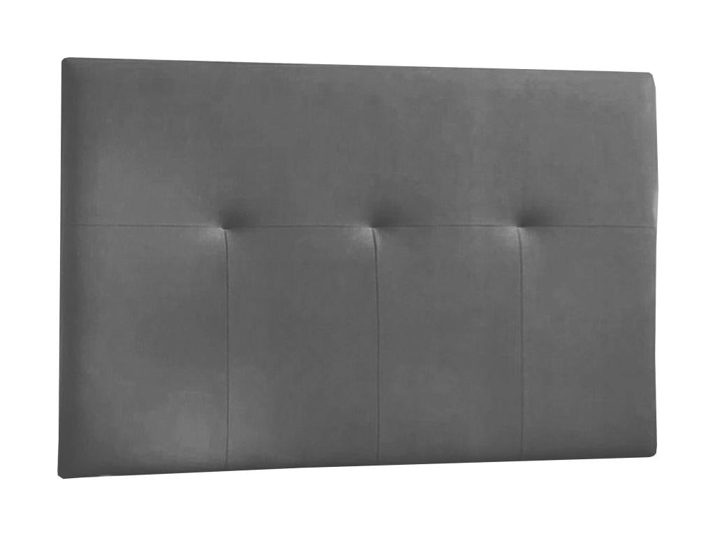Faux Leather, Headboard, 160 X 120 X 4 cm, Gray