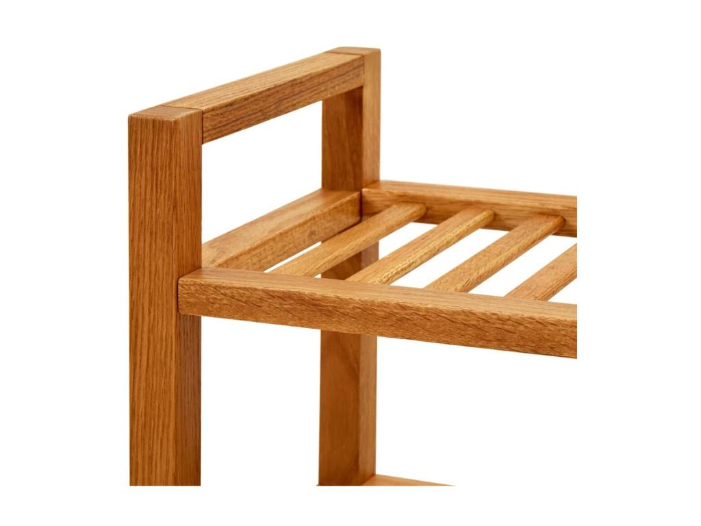 Oak Wood, Shelf Unit, Brown