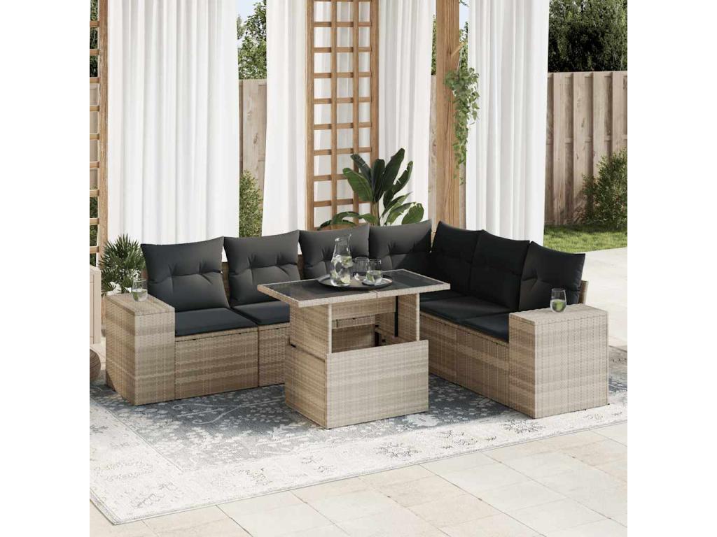 Woven Resin, Outdoor Furniture Set, Gray