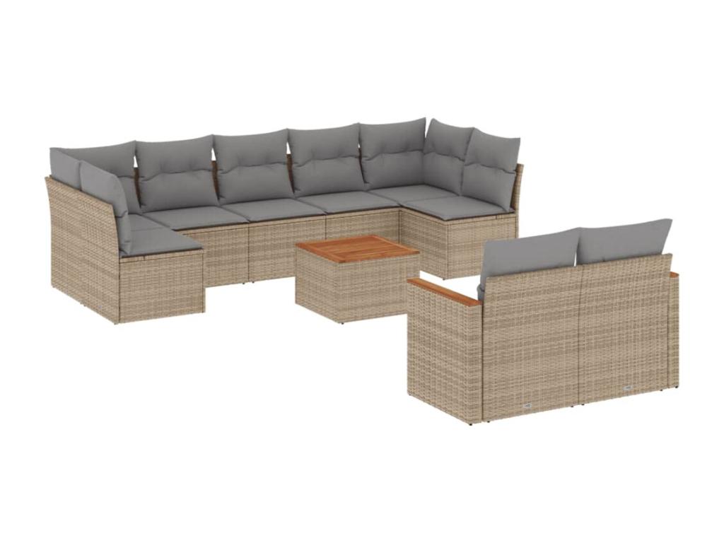 Woven Resin, Outdoor Furniture Set, Beige