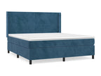 Velvet, Bed Base, 160 X 200 cm, Blue