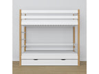 Oak Wood, Bunk Bed, White