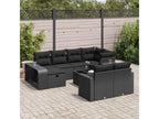 Woven Resin, Outdoor Furniture Set, Black