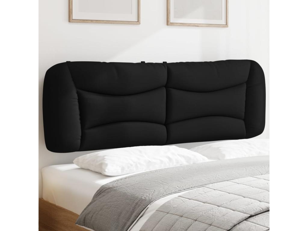 Fabric, Headboard, Black
