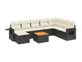 Woven Resin, Outdoor Furniture Set, Black