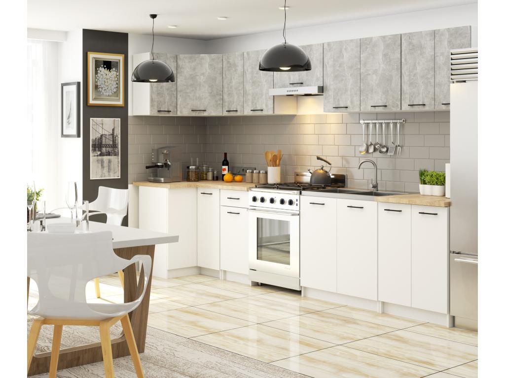 Shelf Unit, 60 X 30 X 58 cm, White And Gray