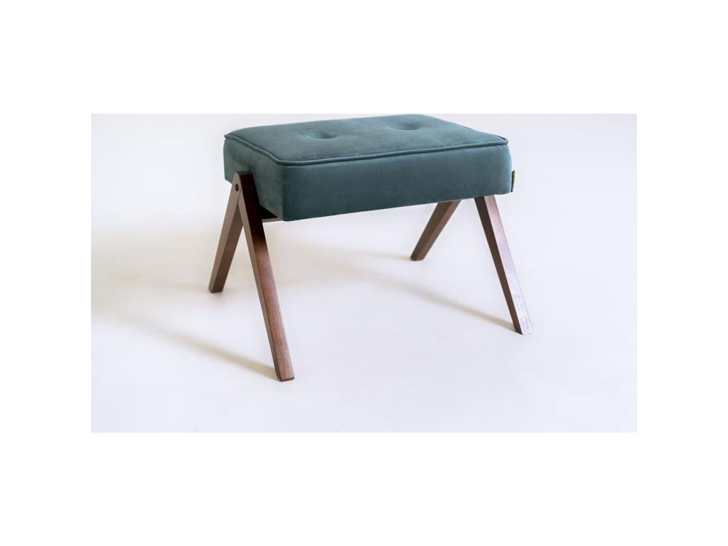 Ottoman, 55 X 44 X 58 cm, Blue