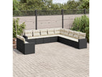 Woven Resin, Outdoor Furniture Set, Black