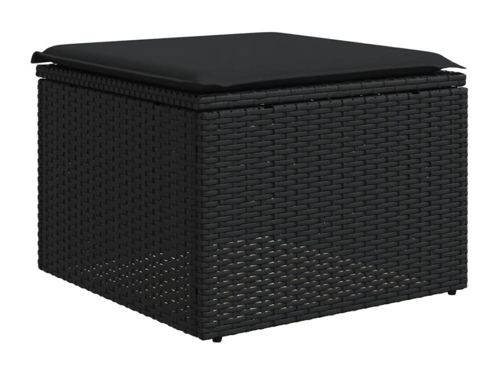 Woven Resin, Outdoor Furniture Set, Black