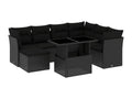 Woven Resin, Outdoor Furniture Set, Black