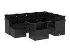 Woven Resin, Outdoor Furniture Set, Black
