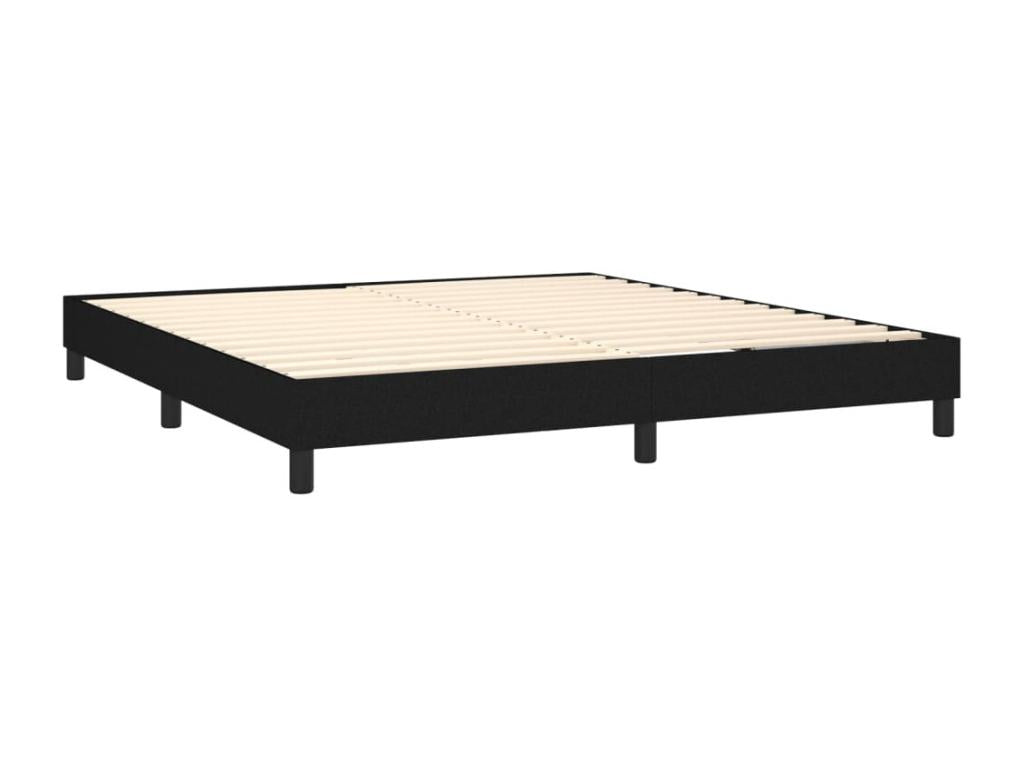 Fabric, Bed Base, 180 X 200 cm, Black