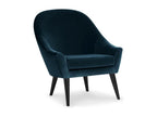 Velvet, Armchair, Blue