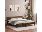 Oak Wood, Bed Frame, 160 X 200 cm, Brown