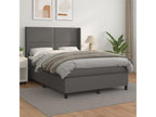 Faux Leather, Bed Base, 140 X 200 cm, Gray