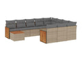 Woven Resin, Outdoor Furniture Set, Beige