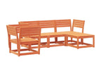 Pine Wood, Outdoor Furniture Set, Brown