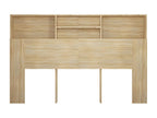 Oak Wood, Headboard, 160 X 19 X 103.5 cm, Brown