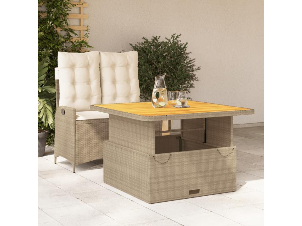 Woven Resin, Outdoor Furniture Set, Beige