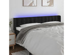 Velvet, Headboard, 183 X 16 X 78/88 cm, Black
