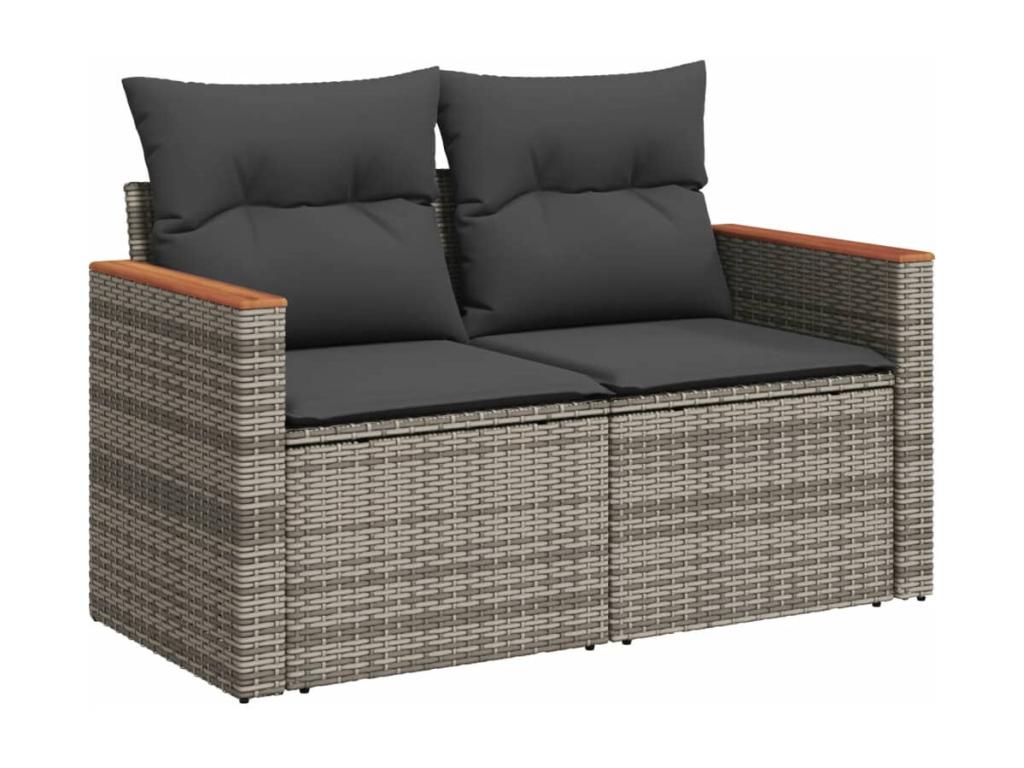 Woven Resin, Outdoor Furniture Set, Gray