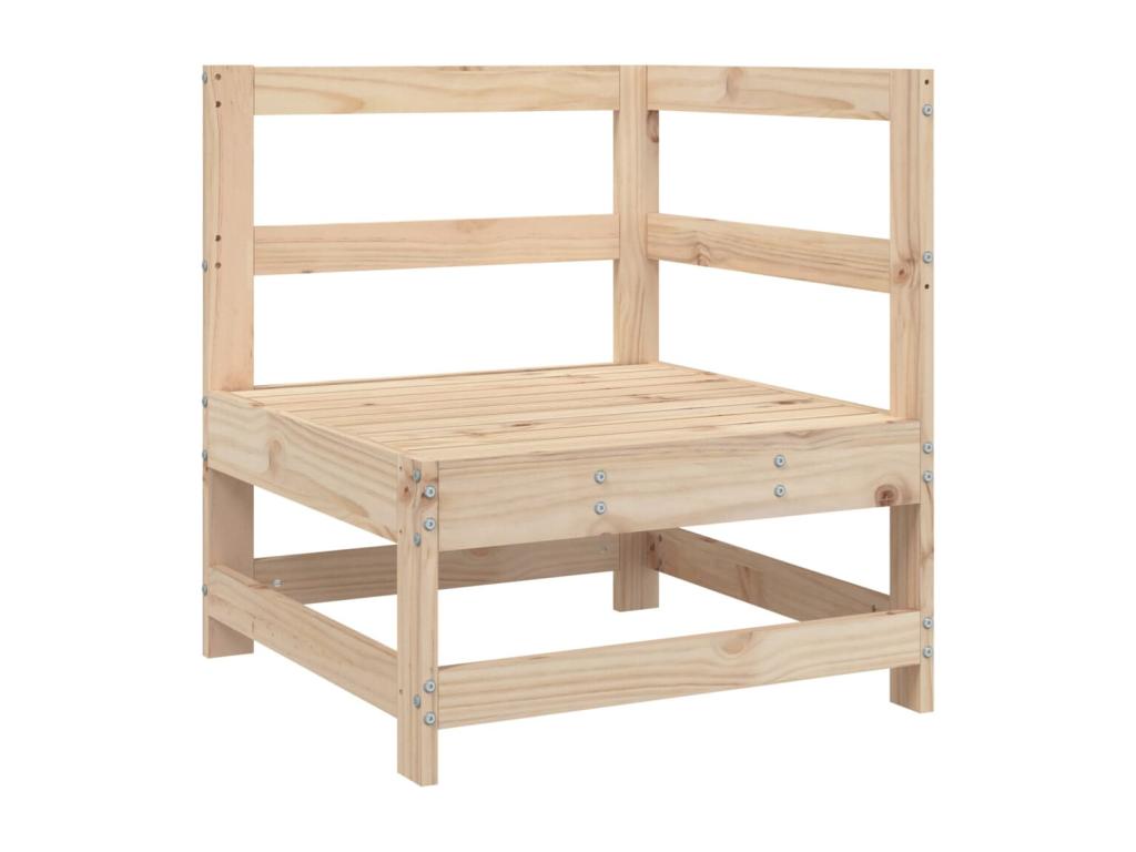 Solid Wood, Outdoor Furniture Set, Brown