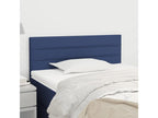 Fabric, Headboard, 100 X 5 X 78/88 cm, Blue
