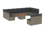 Woven Resin, Outdoor Furniture Set, Gray