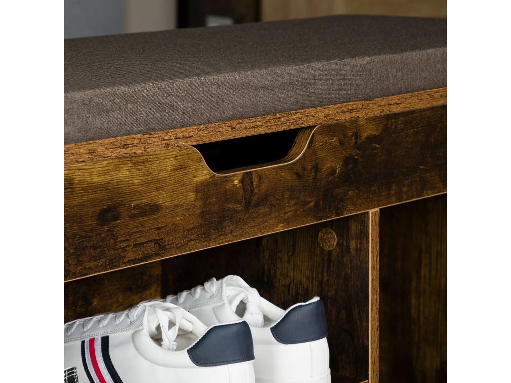 Bench, 104 X 48 X 30 cm, Brown