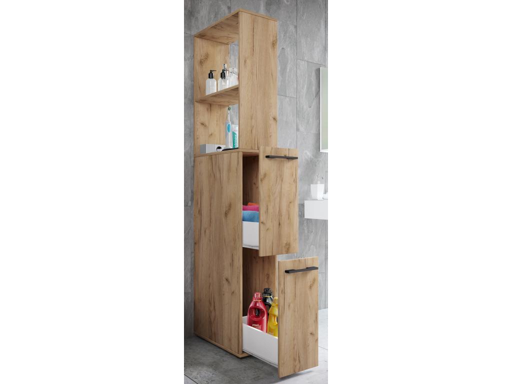 Oak Wood, Wardrobe, Brown