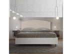 Faux Leather, Bed Base, White